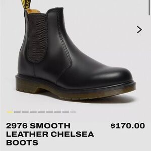 Smooth leather chelsea boots
